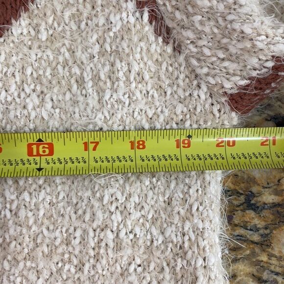 Alya eyelash long sleeve open front cardigan sweater size M - Picture 9 of 10